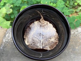 周世义师傅~乌金木叶新品,《今生》 来自西双版纳的菩提叶