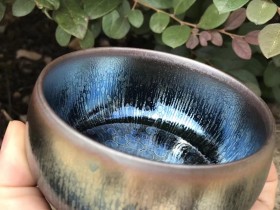 【莲漪】  蓝光禅定杯  吴积辉老师作品