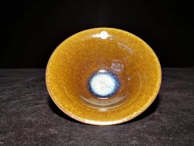 茶沫釉回蓝~首批非遗传承人:吴立勇师傅作品