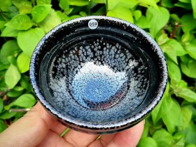 卓立旗师傅 黑底银斑泰斗