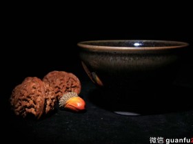 柴烧-茶绿油滴-仿宋味十足 青青茶绿 陆金喜大师制 规格：9*6公分