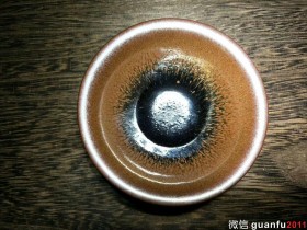 陈健生龙窑柴烧兔毫 口9高4