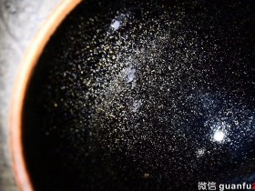 龙窑柴烧 铁胎 全手工 天然矿物釉 严小华工艺美术师 【乌金釉】钵型 口径9.5高5
