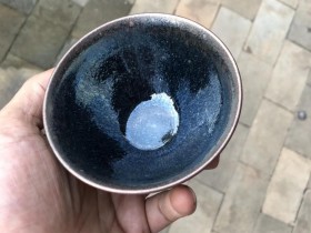 吴兴乾师傅作品 银蓝毫 口径 10.5