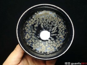 巫贵豪师傅作品 豪盏「盏中花」