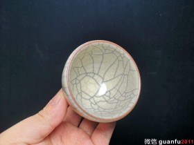 叶维德 哥窑 全手品茗杯