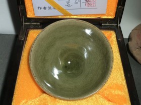 茶叶沫釉盏,传统古韵 非遗传承人吕竹兴老师手工作品