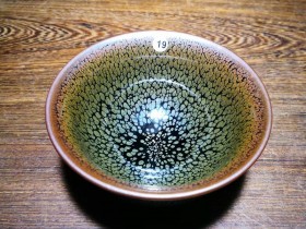 陈慧敏师傅作品~绿鹧鸪新器形 口径9.8高5