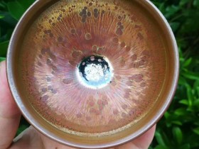 福佬 紫金曜变 口径:8.5  高:5.0