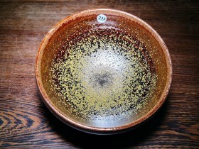 柴烧花月夜~樊宝华师傅作品 口径9.8高4.8