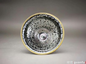 裴春元•镶芒 手工盏 敛口型•10.3×4.5