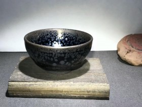 蔡炳盛老师精品银蓝油滴