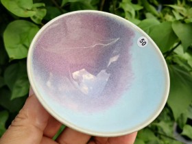 桃花木叶~日本大师:水出胜师傅作品! 口径9.3高4.5