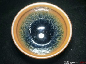 叶礼忠“金丝兔毫” 口9高5.5