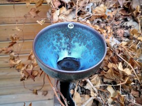 曜变油滴~徐国清师傅作品 口径8.7高6.2