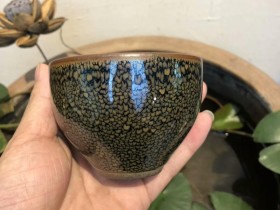 苏记 苏天培老师 鹧鸪斑 手握 口径:9高:6