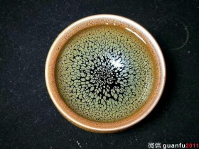非遗传承人陈慧敏老师 绿鹧鸪斑香炉型 口径8.5高5