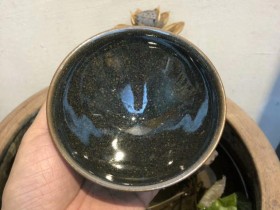 【刘唐慎】现代建盏之父,宗师泰斗龙窑 柴烧 鹧鸪斑 束口 囗径:11高:6