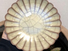 陈卫星老师  葵花口   壶承  哥窑