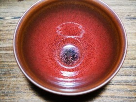 鸿运兔毫大盏,兔毫大师~叶礼旺师傅作品,口径12.8高7.8