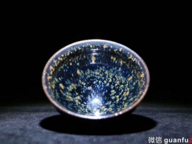 台湾邱藏亿老师作品 藏色天目/黑釉油滴