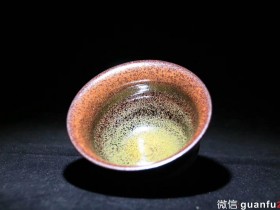 【作者】李昌海老师 【品名】柴烧 茶抹釉 【规格】9.7 x 5.6 cm