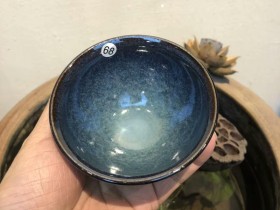 国大师 孙建兴老师  乌金蓝 茶盏
