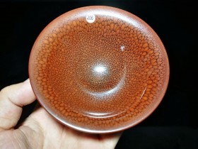 建窑四杰~陈叶琦师傅,精品红鹧鸪,口径11.5,高4.5