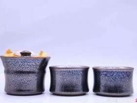 苏天培作品 茶具套装 “星光油滴” 器型优美且特色,高颜值客杯必备!