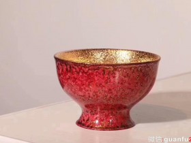 明星同款 高邵雄:老师作品  大漆金杯