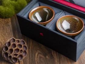 建窑鹧鸪,山石怀南  吴继旺 怀南.鹧鸪斑 经典对杯