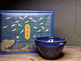 暨国军鹧鸪斑建盏作品《鹤君》