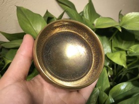 范泽锋研究员级高级工艺美术大师  极品金丝玉毫/紫砂胎 束口 口径:9.5公分高5公分