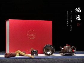 随手好礼 鸿运常伴——叶长青老师新品精美「鸿运 」茶盏套装