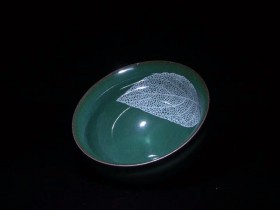 【作者】游超老师 作品 【品名】青丘木叶 【规格】8.5 x 4.5 cm