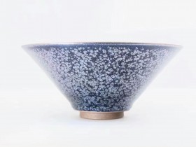 李盏工坊 助理工艺美术师 李昌海老师 手作—大器踏雪 收藏品 大斗笠21口径