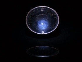 藏窑主人，星盏发明者  台湾老陶艺家 作者：邱藏亿 作品：姹寂黑釉 口径：8.3cm*5.2cm