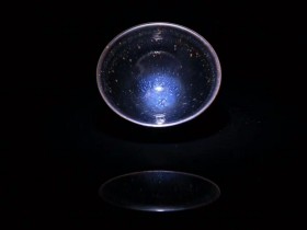 藏窑主人,星盏发明者 台湾老陶艺家 作者:邱藏亿 作品:姹寂黑釉 口径:8.3cm*5.2cm